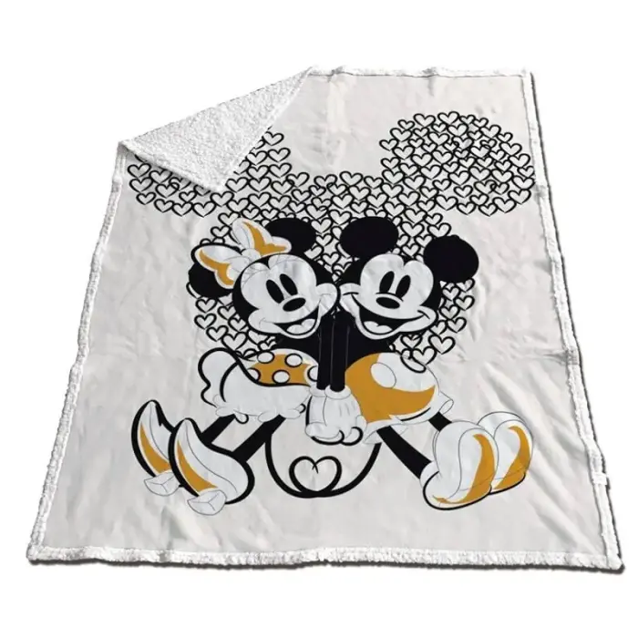 Disney Mickey & Minnie koraļļu šerpa sega 130x170cm