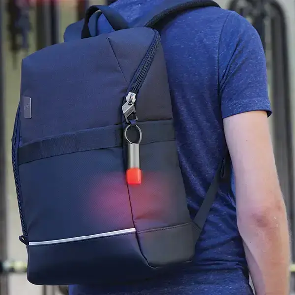 Lexon Nomaday Flash LED atslēgu piekariņš – pelēks Foto 10