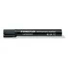 Permanent marker STAEDTLER LUMOCOLOR 350, chisel tip, black — Photo 2