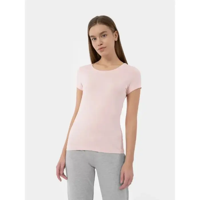 Women's regular plain T-shirt 4F 4FMM00TTSHF731-56S - Size: XS