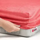 Fitted Terry Sheet 160x200 cm, Raspberry — Photo 2