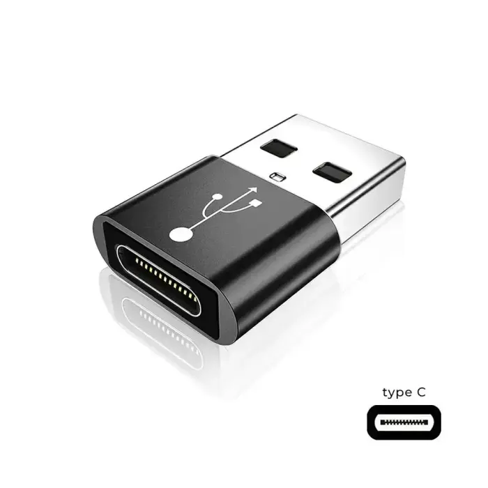 Fusion ADP Universaalne OTG adapter USB 3.0 kuni USB-C 3.1 – Must