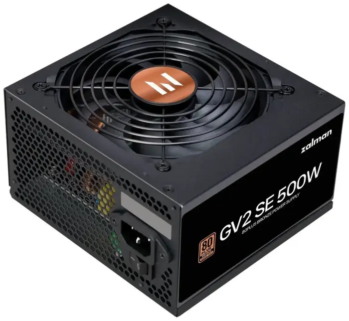 Zalman toiteplokk ZM500-GV2SE 500W/ ATX / akt. PFC / 120mm ventilaator / 80PLUS
