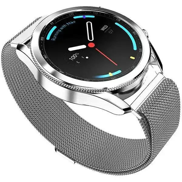 Ремешок Mercury Mesh для Apple Watch 42/44/45 мм, серебристый