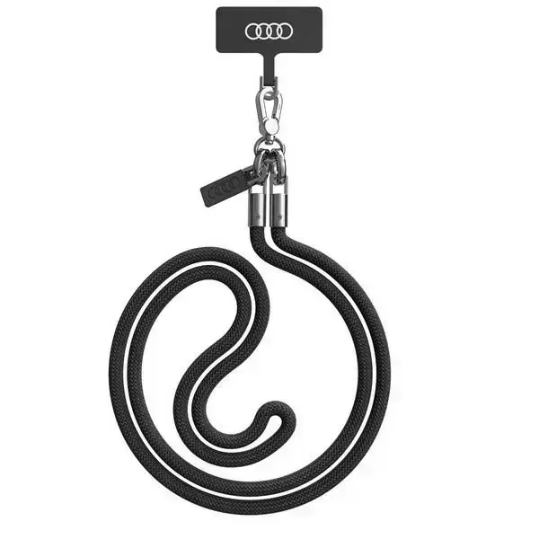 Audi Universal Crossbody Phone Lanyard 120cm 6mm – Black