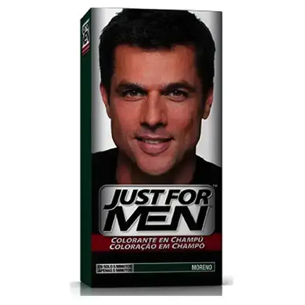 Just For Men Šampūns-matu krāsa tumši brūni melna 66ml