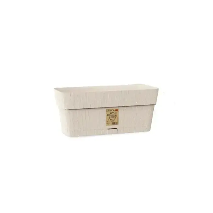 Ethica lillekast alusega, 30x13x12cm, valge