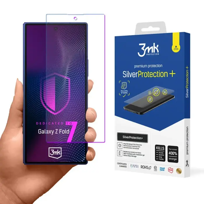 3mk SilverProtect+ Antibakteriāla aizsargplēve Samsung Galaxy Z Fold7