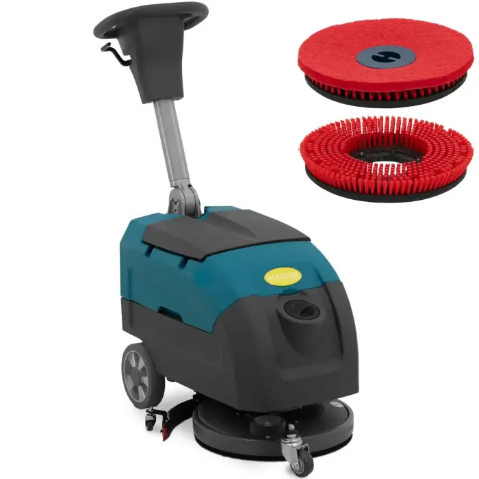 Akumuliatorinė grindų plovimo mašina 40 cm 25 L 160 aps/min