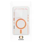 Tel Protect Strap Clear Case for iPhone 17, Orange — Photo 7