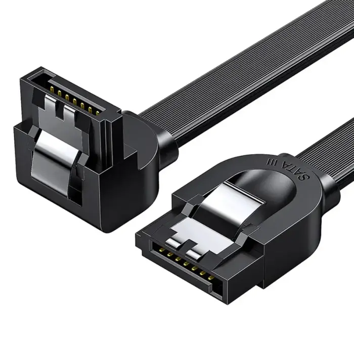 Ugreen угловой SATA 3.0 кабель 0.5м Чёрный (US217)