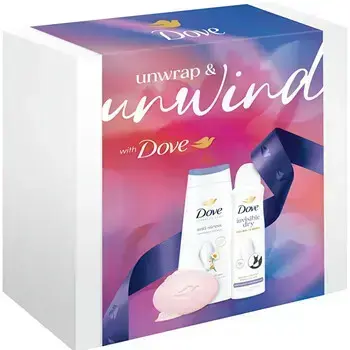 Dove Unwrap & Unwind Set - Dárková sada