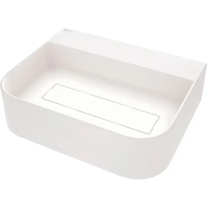 Granite countertop washbasin with space for a tap - with a cover