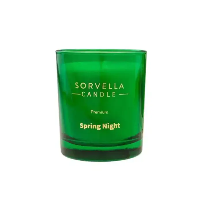 Sorvella Spring Night ziedu un koksnes aromātiskā svece 170 g