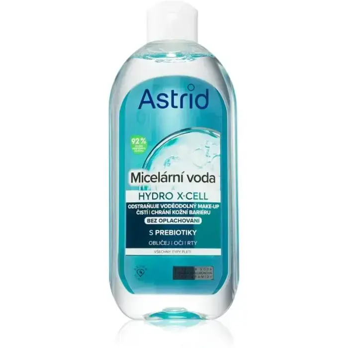 Astrid Mitsellaarvesi prebiootikumidega kõikidele nahatüüpidele Hydro X-Cell 400 ml
