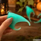 Artificial gnome elf ears glowing — Photo 6