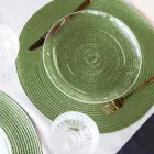 Table placemat Chef, diameter 38 cm, round, bottle green Photo