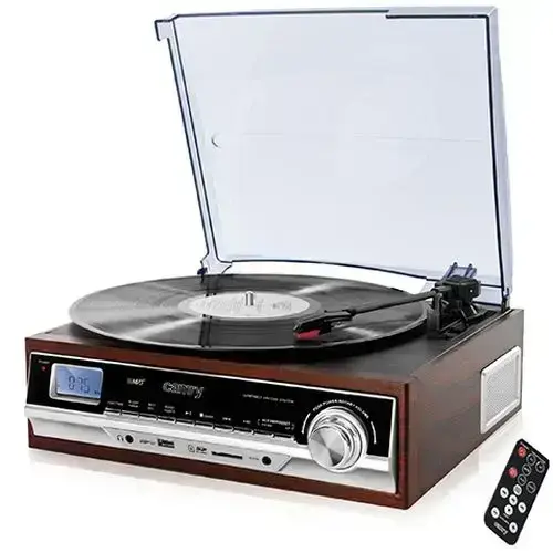 Camry CR 1168 Grammofon Bluetoothi, MP3, USB, SD, raadio ja pronksjas