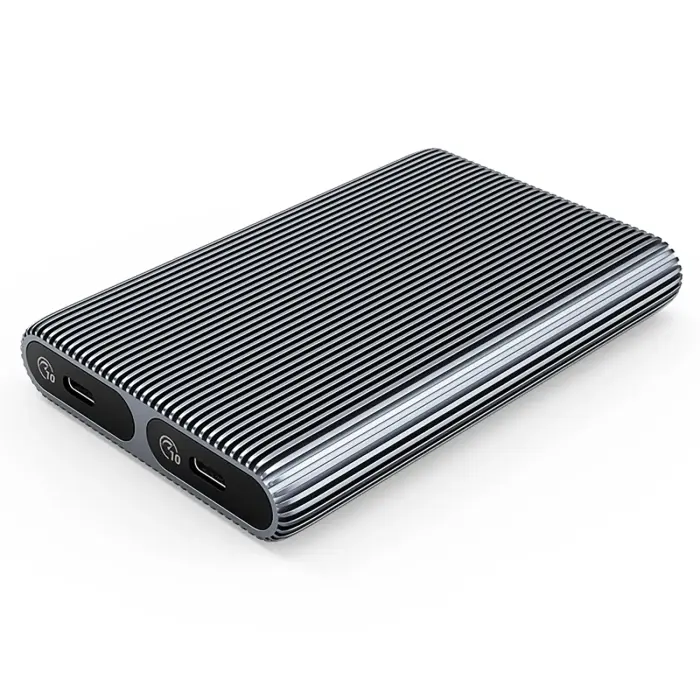 Orico AM2C3-2N Dual M.2 NVMe SSD Enclosure USB-C 10Gbps – Grey