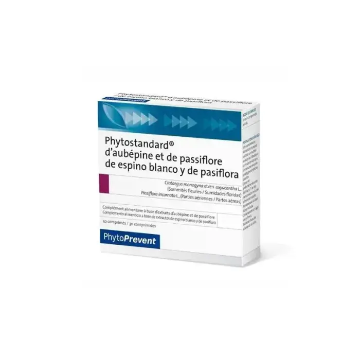 Pileje Phytostandard Hawthorn & Passionflower, 30 tabletes
