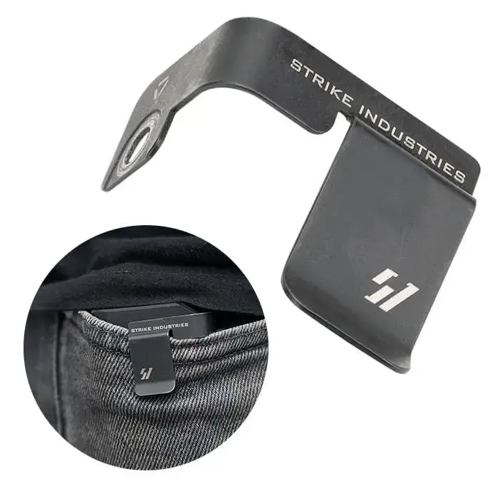Strike Industries EMP kabatas klipsis – kreisais – SI-EMP-CLIP-L