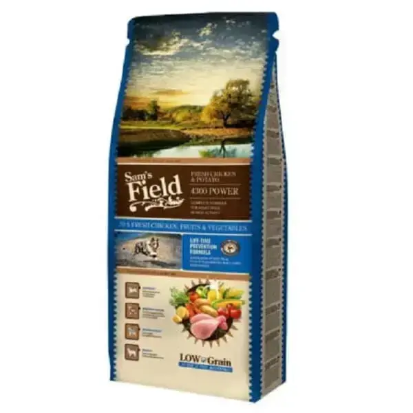 Sams Field Fresh Chicken Potato 4300 Kuiv koeratoit, 13 kg