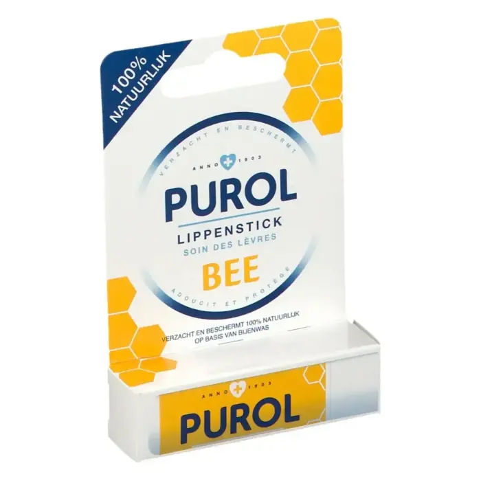 Purol BEE dabīgā bišu vaska lūpu kopšana