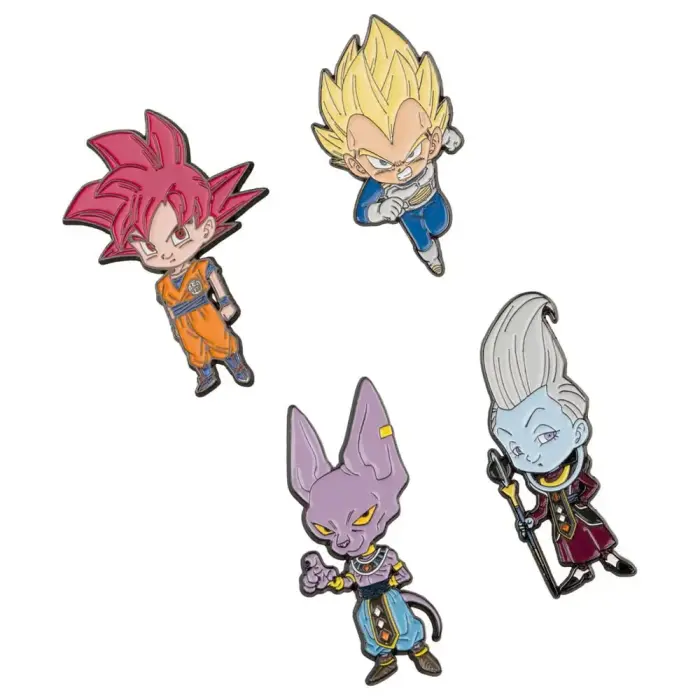 Dragon Ball Super set of 4 pins