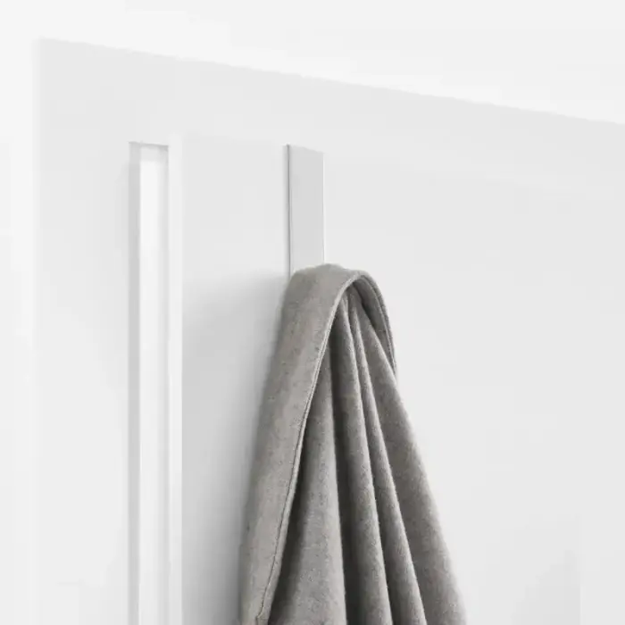 Door hook for hanging / 1 hook / white Photo