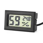 Electronic thermometer with probe humidity clock — Photo 3