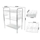 Three-tier drying rack kitchen drainer — Photo 10