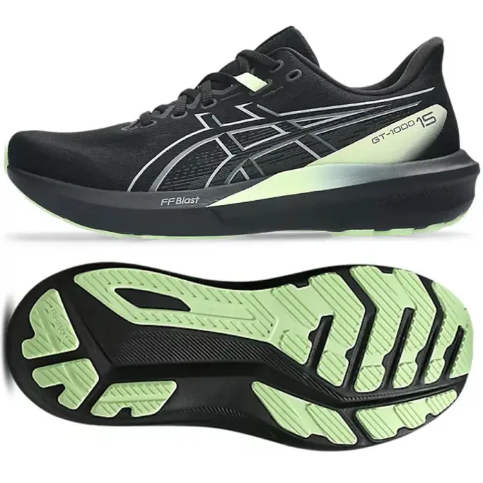 Asics GT-1000 15 1011C230 003 bėgimo bateliai Juodas 45