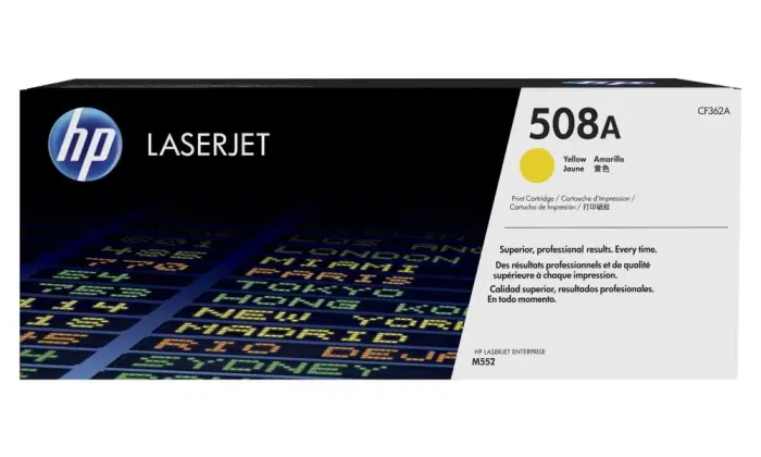 HP 508A yellow original toner cartridge LaserJet