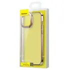 Baseus Glitter Transparent Case for iPhone 13 Pro (pink) — Photo 3
