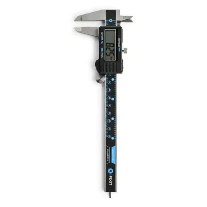 Digitaalne nihik iFixit LCD-ekraaniga, sinine