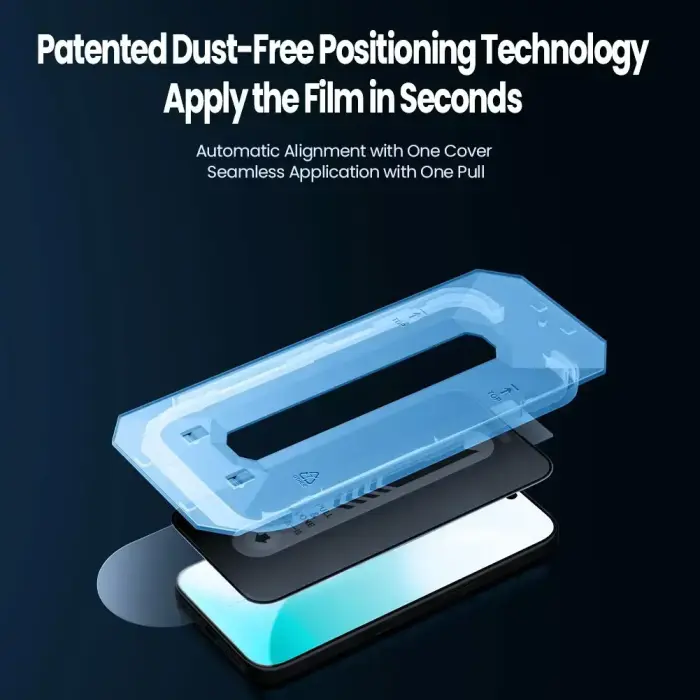 Nillkin Tempered Glass 0.25mm Guardian 2.5D for Apple iPhone 17 Pro Black (with applicator)