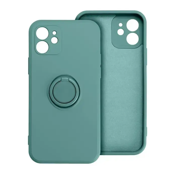 SILICONE RING vāks iPhone 16 Plus green