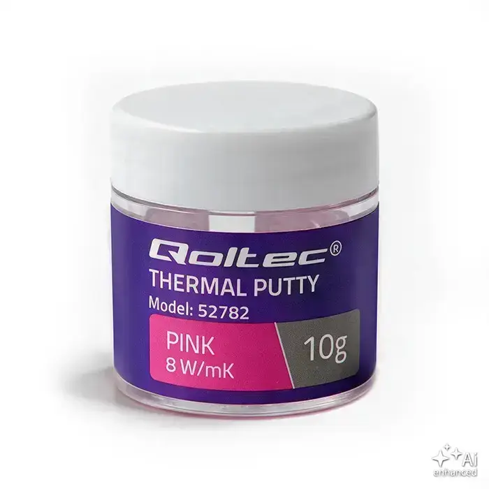Qoltec High Conductivity Thermal Putty |  8 W/m-K | 10g  | Pink