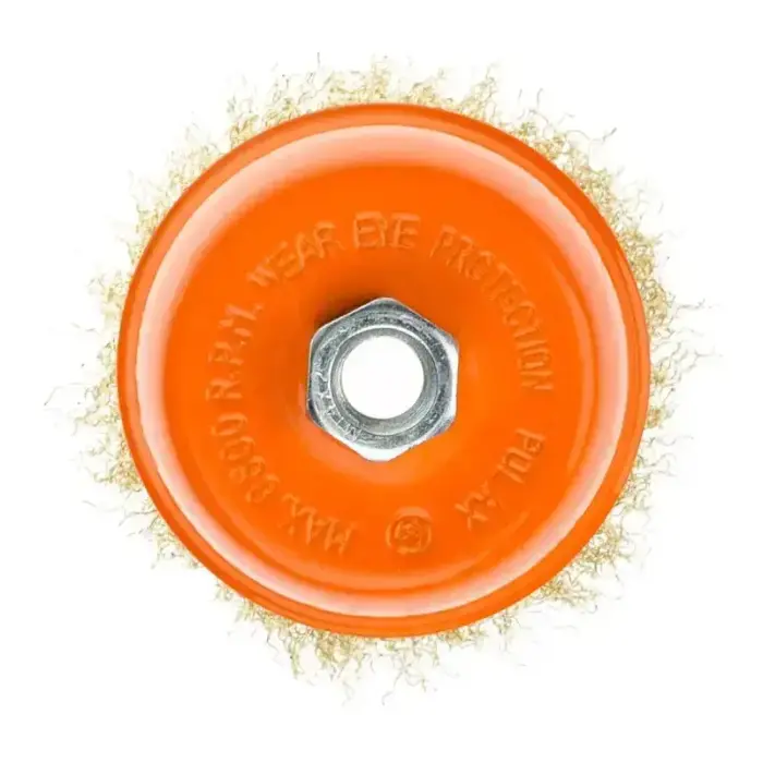 Polax Cup brush with thread for angle grinders M14 | 100mm Photo