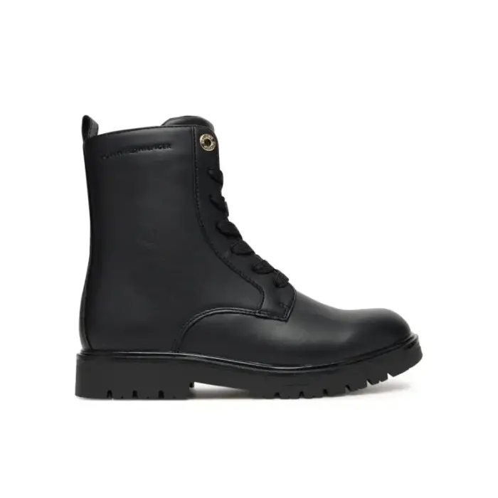 Tommy Hilfiger Sieviešu Lace-Up Bootie T3A5-34012-1355999 Black, izmērs 39