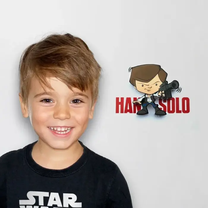 Star Wars Hans Solo 3D Light FX mini lampa