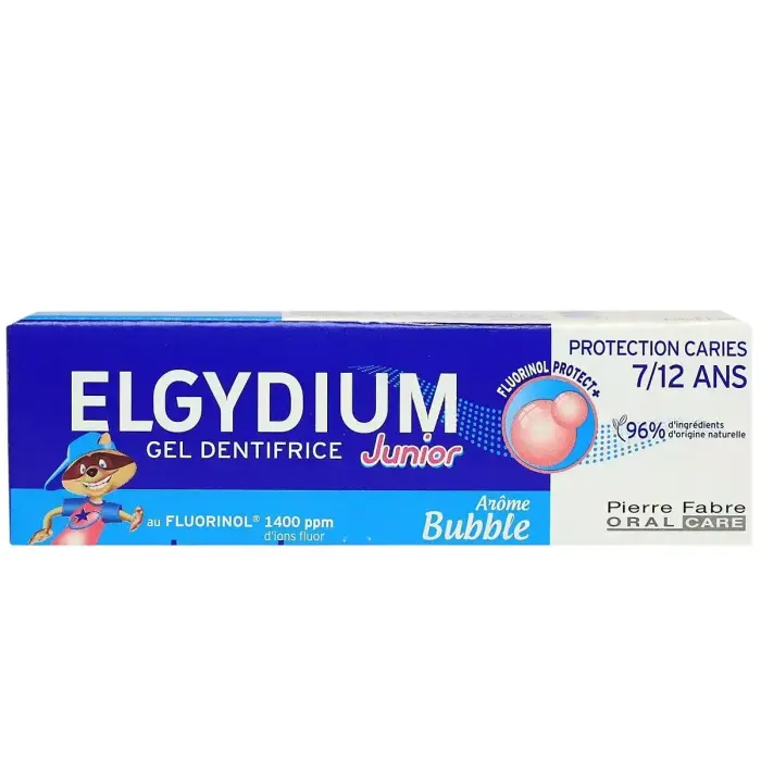 Elgydium Junior Fluorinol Зубная паста для защиты от кариеса, 50 мл