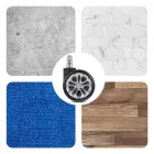 Kółka gumowane do foteli czarne Sofotel 5 szt Foto 14