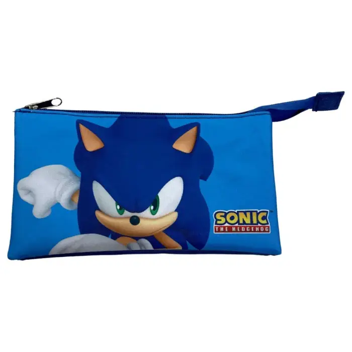 Sonic the Hedgehog trīskāršs zīmuļu maciņš