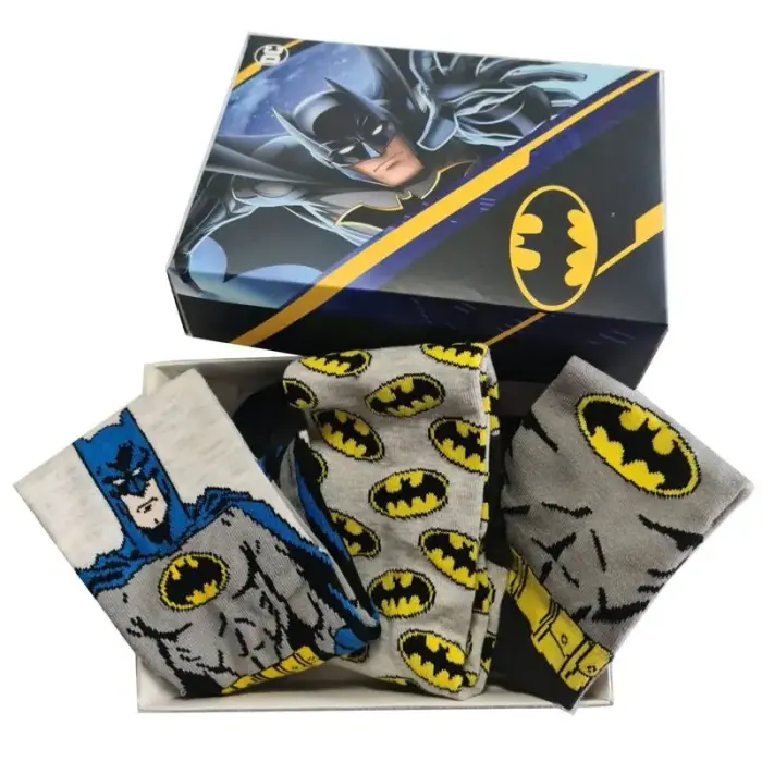 DC Comics Batman kojinių rinkinys 3 poros suaugusiems