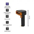 Qoltec Wireless barcode reader and QR code scanner | 1D 2D | 2.4G | + docking station — Photo 9