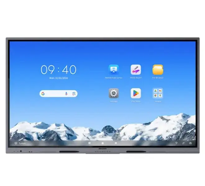 HIKVISION interaktīvs dotykový panel 65", 4K, Android 14, 8GB,128G,480nit,50 points, USB, HDMI, Wifi ,BT EDLA