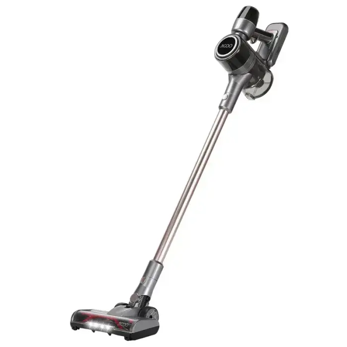 JIGOO C300 bezvadu putekļu sūcējs 400W | 30KPa | Ciklona filtrs | Skārienekrāns