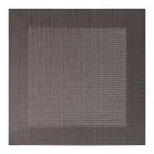 Table placemat 35x35 cm, dark brown Photo