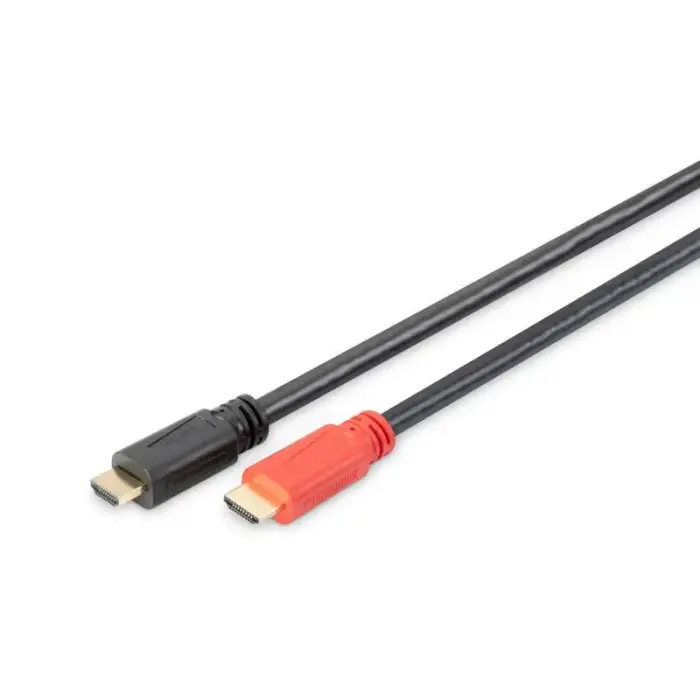 Assmann High Speed HDMI 1.4 Active Extension Cable with Ethernet, Type A, Male/Male, Black, 10m (AK-330118-100-S)